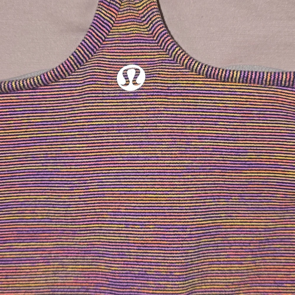 Lululemon Power Y Tank *LuonWee Are From Space Vintage Pink Size 6 - Picture 8 of 9